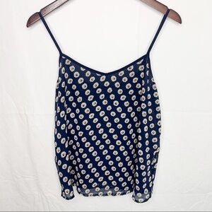 🦩2/$25 Sans Souci / Daisy Print Tank Top - Size M